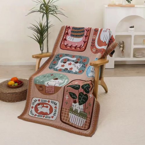 Плед полотенце из многослойной марли / арт. 287-57