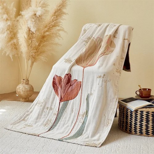 Плед полотенце из многослойной марли / арт. 287-64