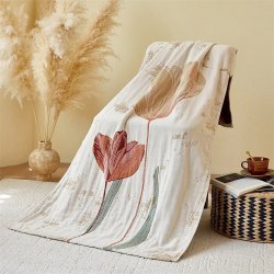 Плед полотенце из многослойной марли / арт. 287-64