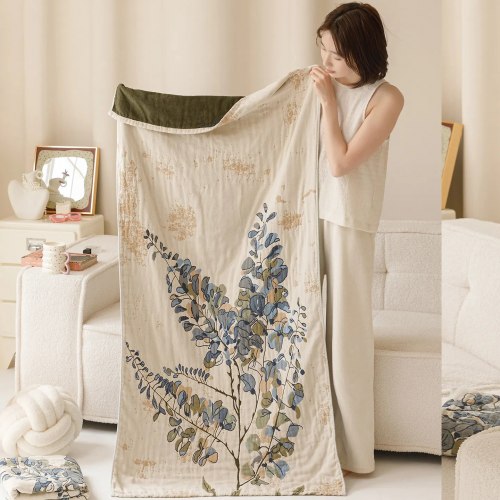 Плед полотенце из многослойной марли / арт. 287-65