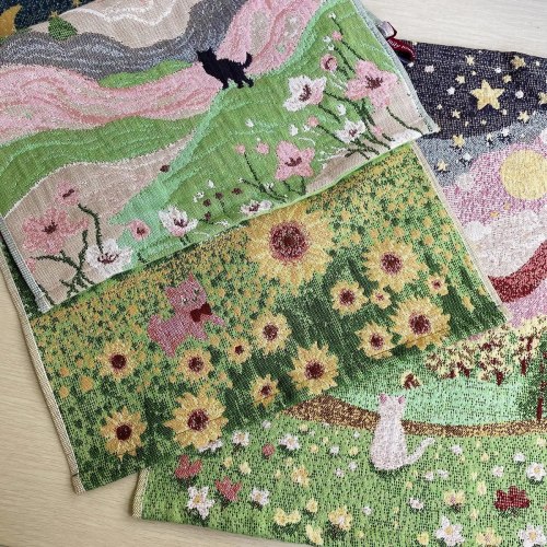 Салфетка марлевая с рисунком, 35*40 см. / арт. 287-90