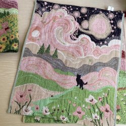 Салфетка марлевая с рисунком, 35*40 см. / арт. 287-90