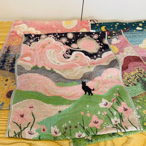 Салфетка марлевая с рисунком, 35*40 см. / арт. 287-90