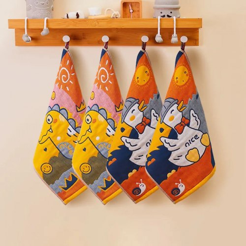 Салфетка марлевая с рисунком "Дино", 35*40 см. / арт. 287-91