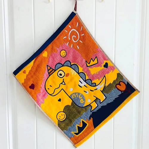 Салфетка марлевая с рисунком "Дино", 35*40 см. / арт. 287-91