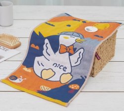 Салфетка марлевая с рисунком "Утка", 35*40 см. / арт. 287-92