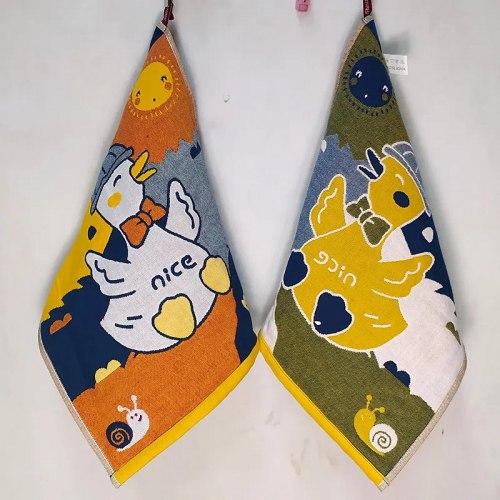 Салфетка марлевая с рисунком "Утка", 35*40 см. / арт. 287-92