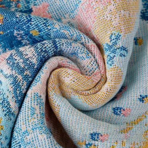 Салфетка марлевая с рисунком "Кролик и бабочки", 34*40 см. / арт. 287-96