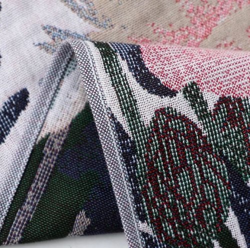 Салфетка марлевая с рисунком "Пионы и лаванда", 34*40 см. / арт. 287-102