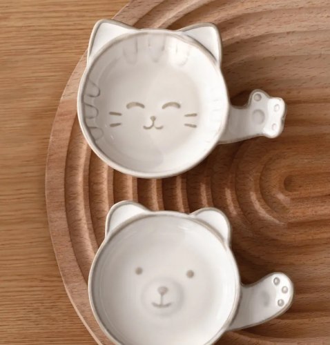 Тарелочка для соуса "Котенок" ФаСоЛа (Япония) / арт. 289-89