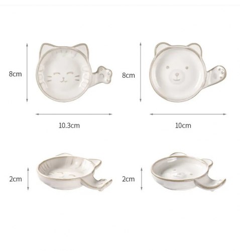 Тарелочка для соуса "Медвежонок" ФаСоЛа (Япония) / арт. 289-90