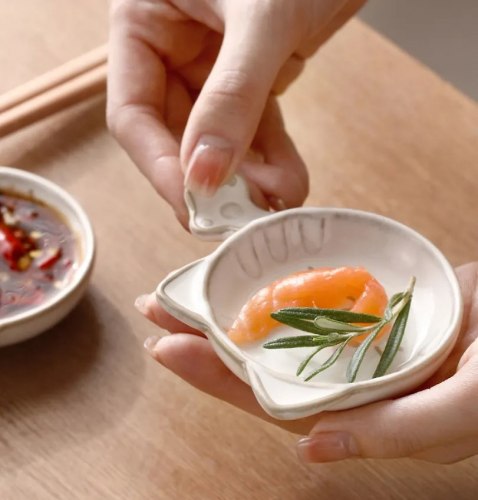 Тарелочка для соуса "Медвежонок" ФаСоЛа (Япония) / арт. 289-90