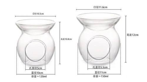 Подсвечник из стекла для ароматерапии / арт. 289-137