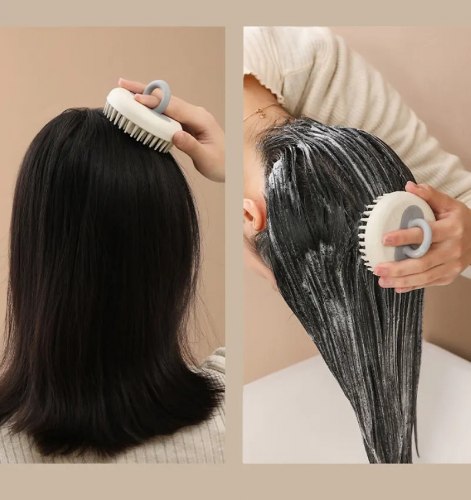 Щетка для мытья головы и массажа ФаСоЛа (Япония) / арт. 289-81