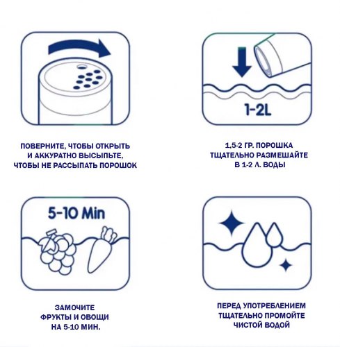 Средство для мытья фруктов и овощей KINBATA (Кинбата, Япония) / арт. 287-243