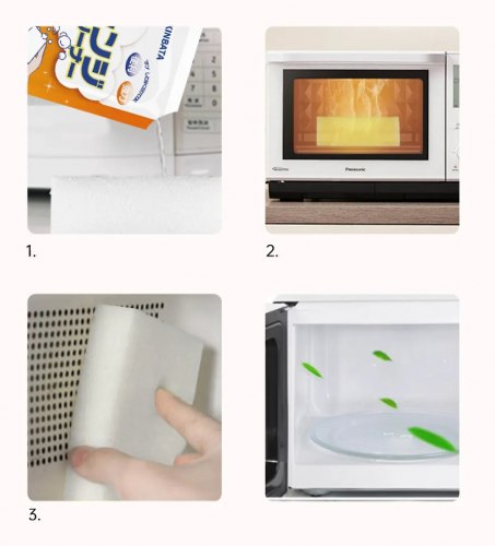 Очиститель микроволновой печи KINBATA (Кинбата, Япония) / арт. 287-226