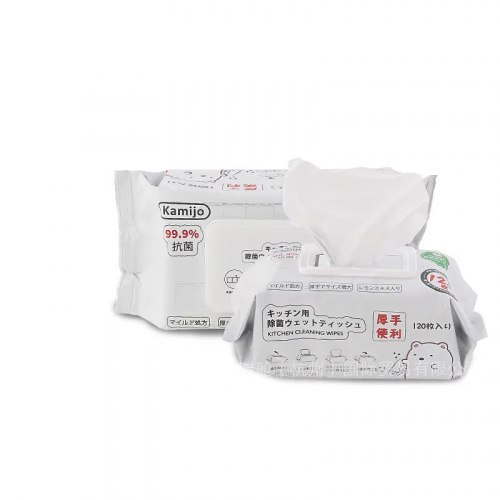 Кухонные влажные салфетки для уборки Камидзё, 120 шт. (Япония) / арт. 289-71