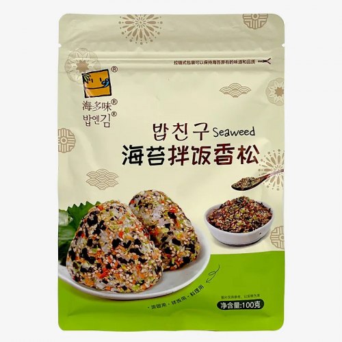 Приправа-посыпка для риса 100 гр. овощная со вкусом морепродуктов SEAWEED (Сивид) / арт. 287-250