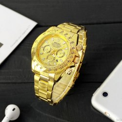 Наручные часы Quartz Date All Gold Rolex Daytona