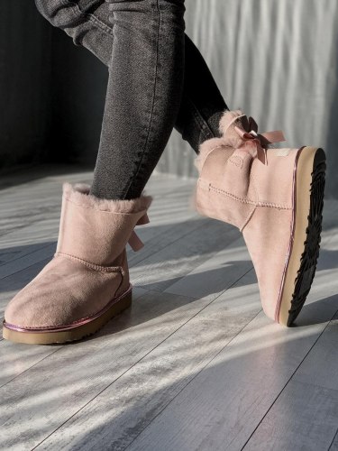 Зимові черевики UGG Mini Bailey Bow II Boot Pink