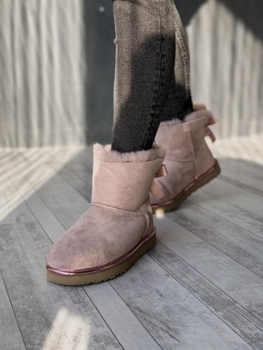 Зимние ботинки UGG Mini Bailey Bow II Boot Pink