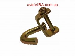 Крюк поворотный для стяжных и автовозных ремней avtoVIRA