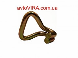 Крюк двупалый для стяжных и автовозных ремней avtoVIRA