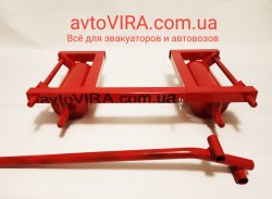 Подкатная тележка для Эвакуатора на металлических колесах(валиках) avtoVIRA 2RC2500