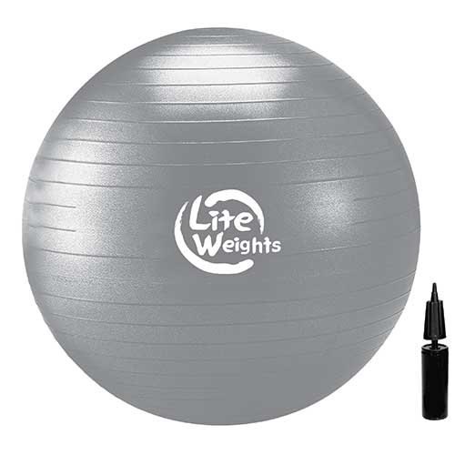 Мяч Lite Weights гимнастический с насосом 85 см 1868LW
