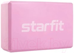Блок StarFit для йоги мятный розовый