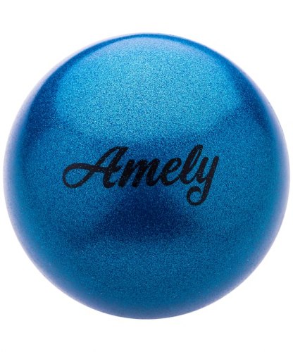 Мяч для художественной гимнастики 19 см,с насыщенными блестками AGB-103