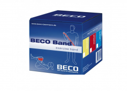 Латексные полосы для аэробики Beco эспандер лента арт. 9673, Синий толщина 0,65 мм продается метражом