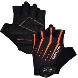 Перчатки Vimpex Sport спортивные без пальцев атлетические CLL 100