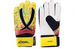 Перчатки вратарские взрослые Jogel ONE Wizard AL3 Flat JGL-18471 р 9 10 желтые