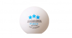 Мяч для настольного тенниса DONIC Р40+ белый 3-зв