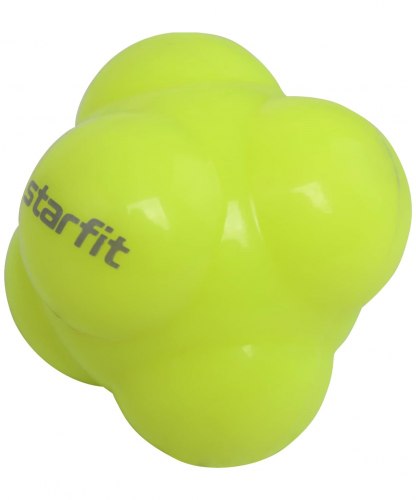 Мяч Starfit для реакции RB-301, ярко-зеленый для развитии реакции