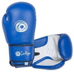 Перчатки бокс INDIGO PS-799-R - боксерские перчатки для бокса 8 унц