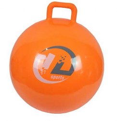 Мяч-попрыгун GB45 с ручкой (45см, оранжевый),