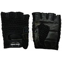 Перчатки Vimpex Sport спортивные без пальцев атлетические CLL 250