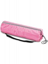 Чехол для коврика для йоги со светоотражающими элементами SM-382-PI розовый