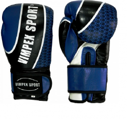 Перчатки бокс Vimpex Sport 3034 натуральная кожа р 10 ун. 12 ун. 14 ун боксерские перчатки для бокса