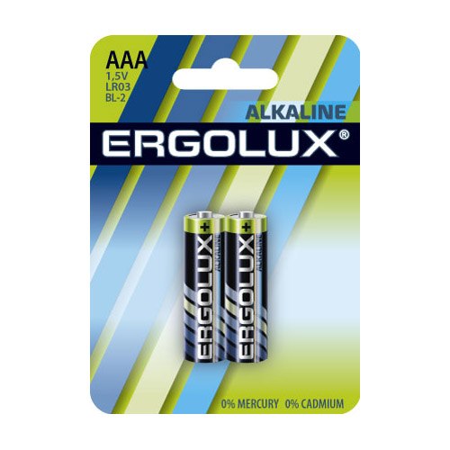 Элемент питания Ergolux батарейка LR-03