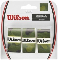 Обмотка для ракеток Wilson Camo Overgrip зеленый камуфляж цена за 1 шт.
