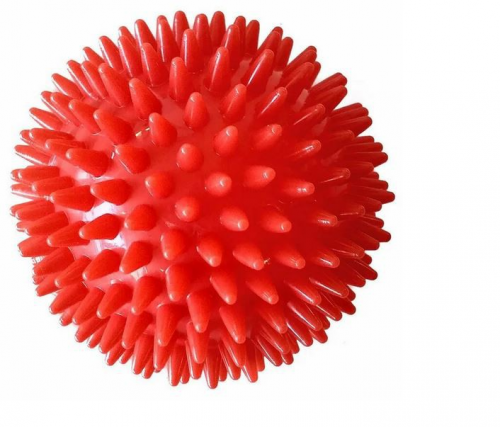 Мяч массажный CLIFF 9см, CF-330-9-GR красный