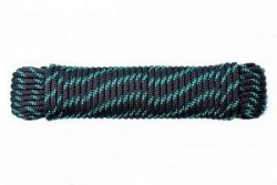 Веревка шнур плетеный ЯКОРНЫЙ 6,0мм, 550кгс не тонет остаток 10м