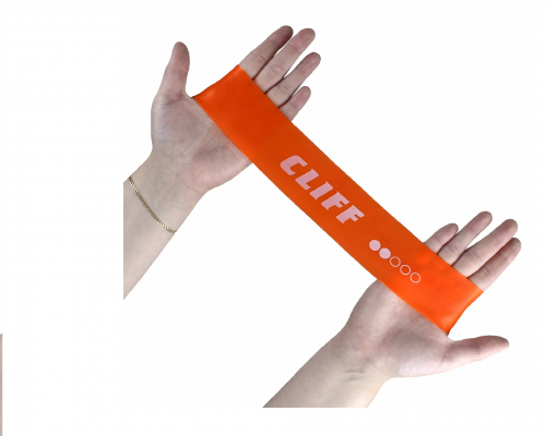Эспандер CLIFF петля 60x5x0.6 см, 4-7кг, резинка CF-TPR-6 оранжевый