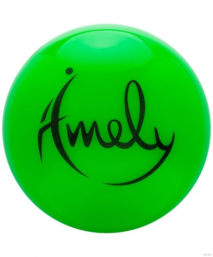 Мяч для художественной гимнастики Amely (15 см, 280 гр), розовый AGB-301-15-PI зеленый фиолетовый