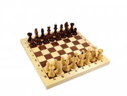 Шахматы Ш-1 обиходные с деревянной доской