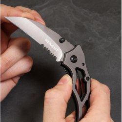 Нож складной REXANT Titanium нержавеющая сталь с титановым покрытием