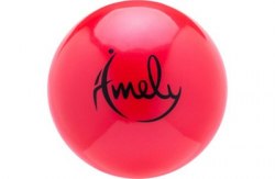 Мяч для художественной гимнастики Amely (19 см, 400 гр), AGB-201-19 оранжевый